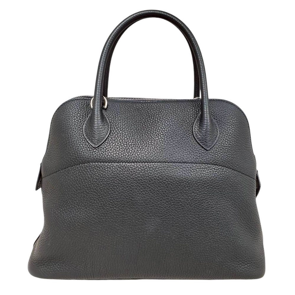 エルメス  HERMES ボリード31 ノワール トリヨン  D刻印  SV金具/MA2409033