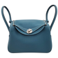 Hermes Lindy 26 Blue Jean Taurillon W Stamp Silver Hardware