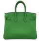 Hermes Birkin 25 Togo Vert Yucca B stamped SV hardware