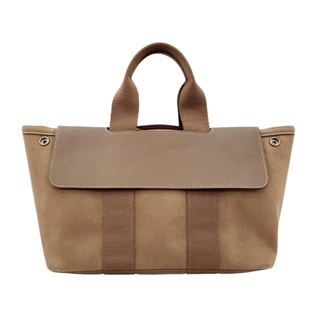 エルメス HERMES  ヴァルパライソMM  トワル/スイフト  エトゥープ  SV金具(刻印不明)