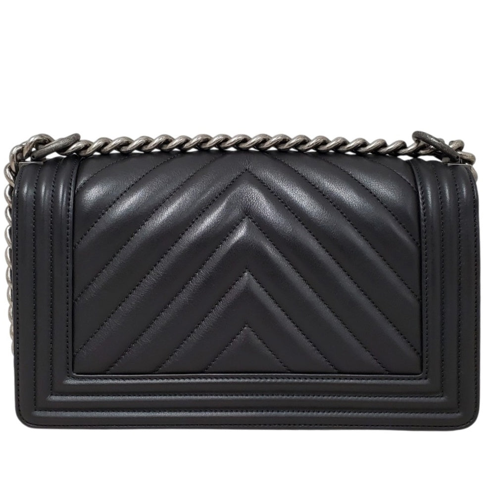 シャネル  CHANEL ボーイシャネル チェーンショルダー  A67086 ブラック ラムスキン/MA2609025