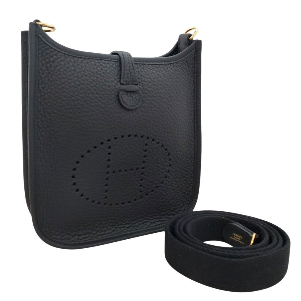 エルメス  HERMES  エヴリンTPM  アマゾン  トリヨン  ノワール  W刻印  G金具