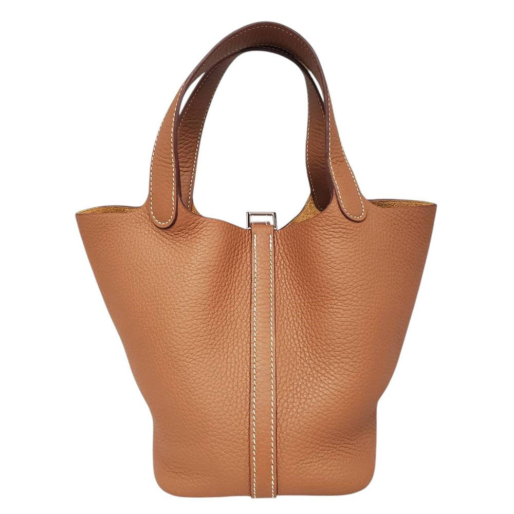 エルメス  HERMES ピコタンロックPM ゴールド トリヨン  SV金具  K刻印/AT250710