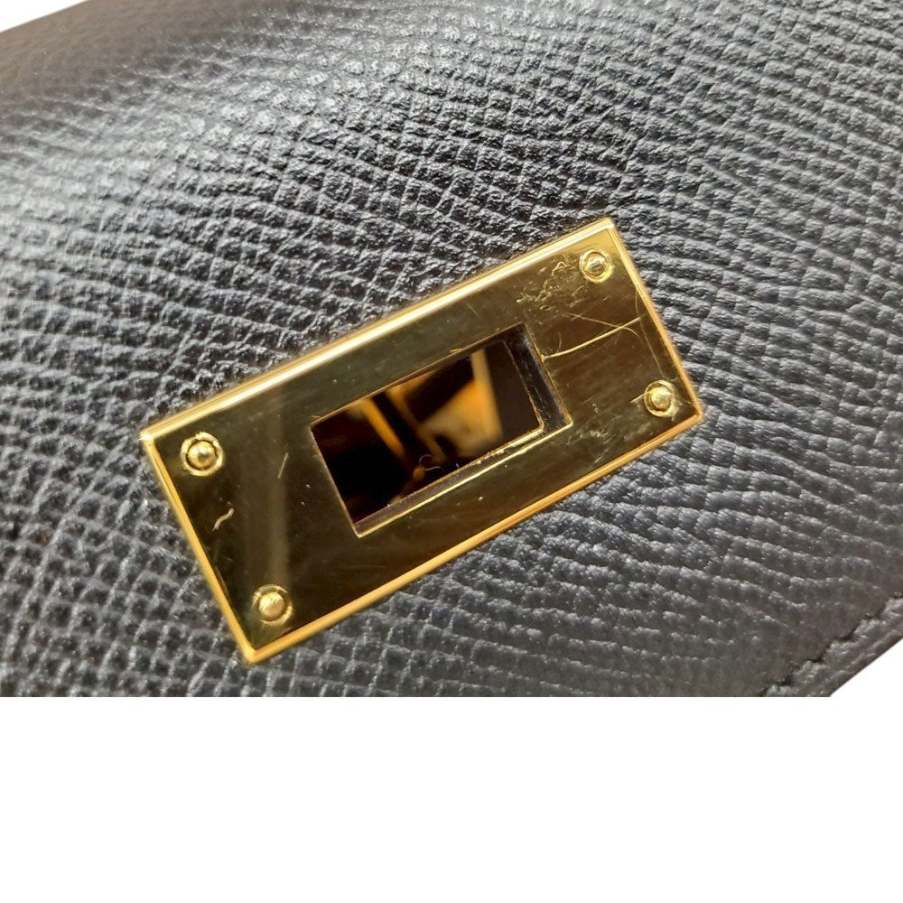 エルメス  HERMES  ケリー28  ノワール  エプソン  Y刻印  G金具