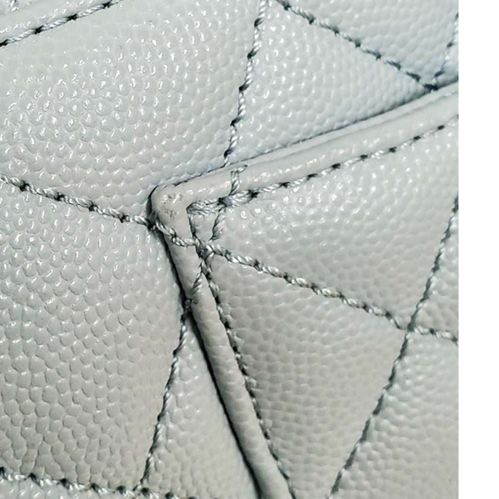 シャネル  CHANEL ココハンドルXXS グレー キャビアスキン  ショルダーバッグ/PW26055