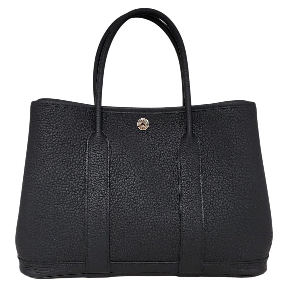 エルメス  HERMES  ガーデンパーティTPM  ネゴンダ  ノワール  SV金具  W刻印/AT241233