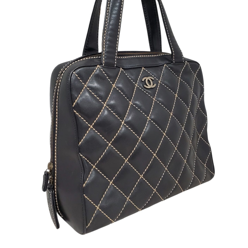 シャネル  CHANEL  カーフスキン  ココマーク  ワイルドステッチ  トートバッグ/MA2603001