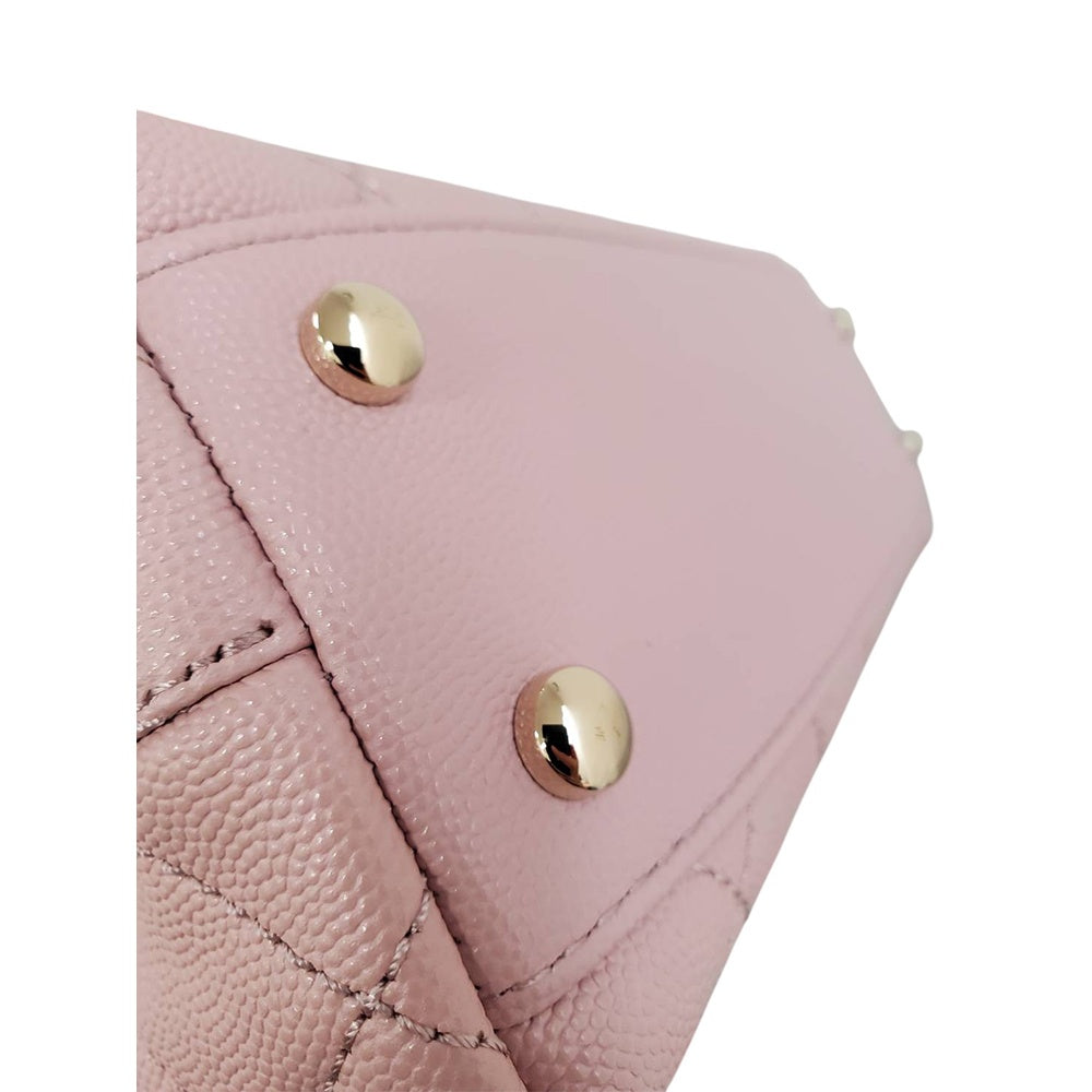シャネル  CHANEL A92990 ピンク キャビアスキン  ココハンドルXS 2way  ショルダーバッグ/PW26021