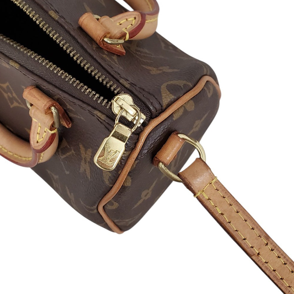 ルイヴィトン LOUIS VUITTON モノグラム ナノスピーディ M61252