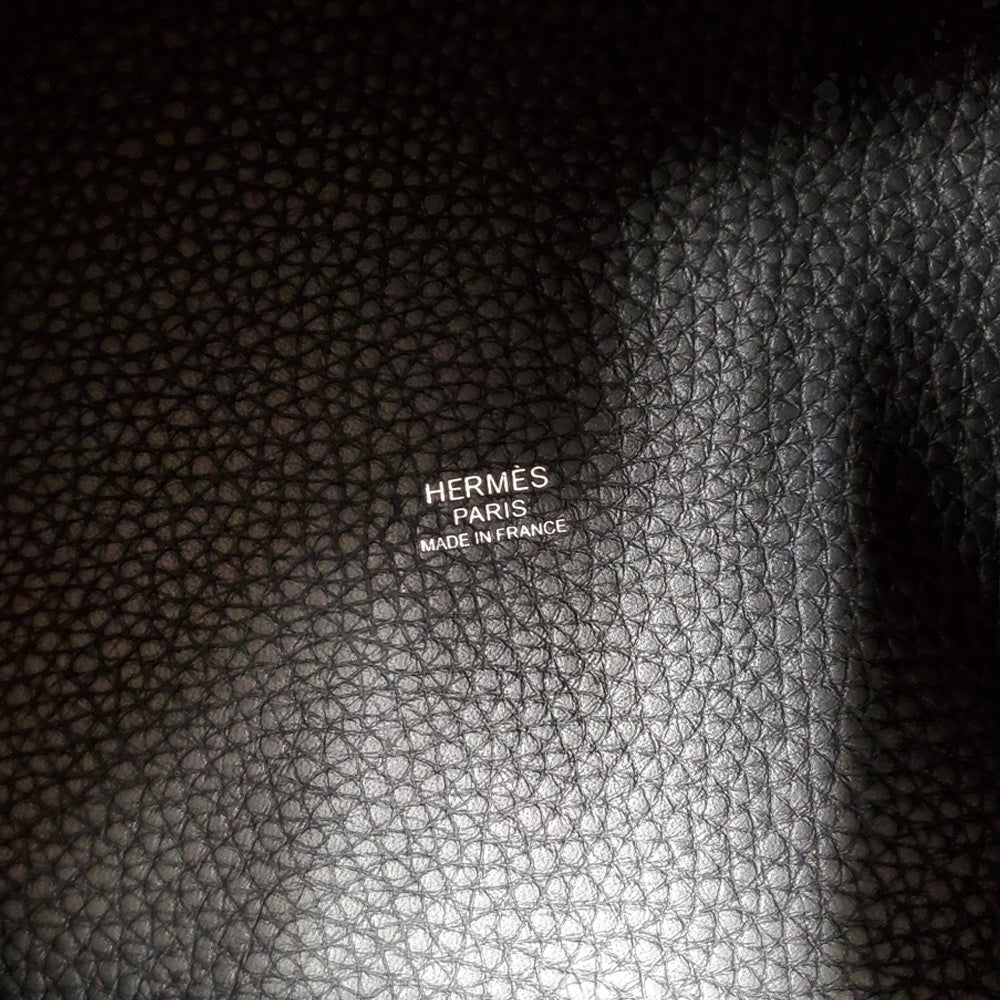 エルメス  HERMES  ピコタンロックMM  モノクローム  トリヨン  ノワール  ブラック金具  Z刻印/MA2311013