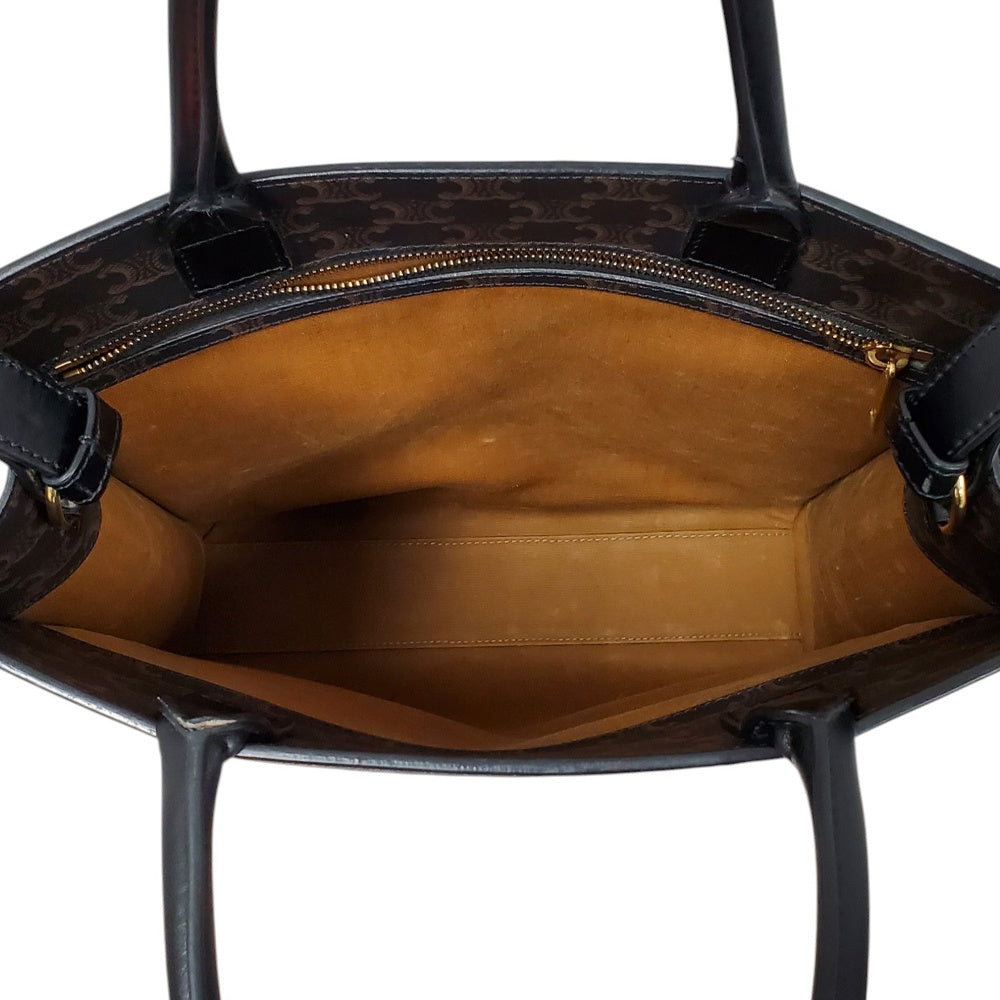 セリーヌ  CELINE  トリオンフ  バーティカルカバ  ミディアム  ブラック/MA2602011