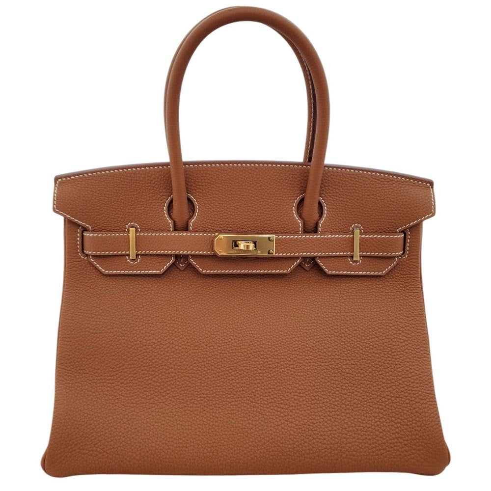 エルメス  HERMES  バーキン30  トゴ  ゴールド  W刻印  G金具/MA2410006