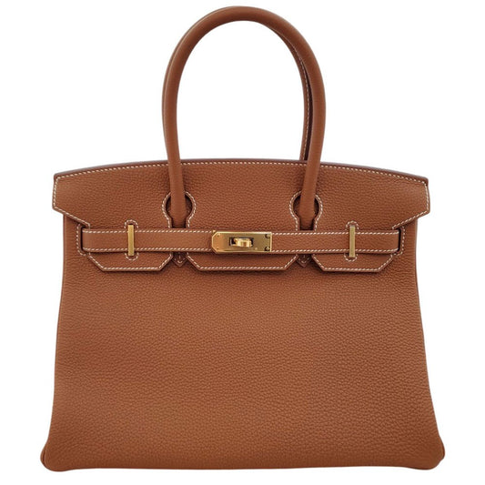 エルメス  HERMES  バーキン30  トゴ  ゴールド  W刻印  G金具/MA2410006