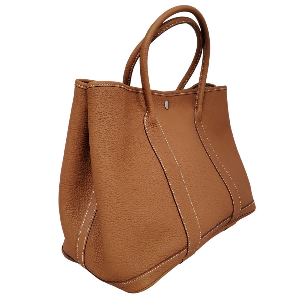 エルメス  HERMES  ガーデンパーティPM  ネゴンダ  ゴールド  SV金具  □O刻印/MA2502005