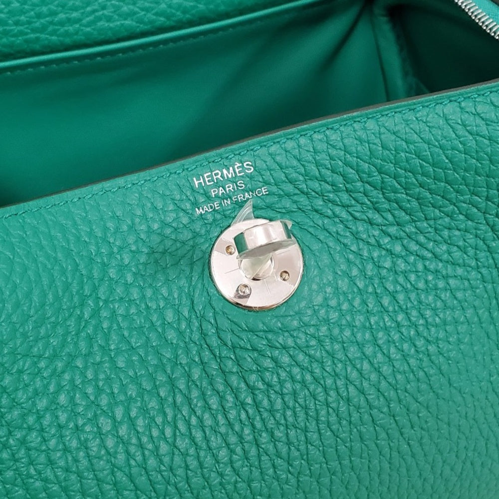 エルメス  HERMES  リンディミニ  トリヨン  ヴェールヴェルティゴ  SV金具  W刻印/AT240620