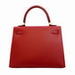 エルメス  HERMES ケリー25 ルージュヴィフ タデラクト  G金具  Y刻印