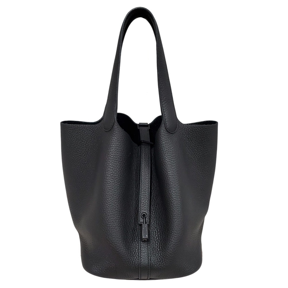 エルメス  HERMES  ピコタンロックMM  モノクローム  トリヨン  ノワール  ブラック金具  Z刻印/MA2311013