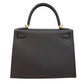 エルメス  HERMES ケリー28 ノワール ボックスカーフ  外縫い  〇Z刻  G金具