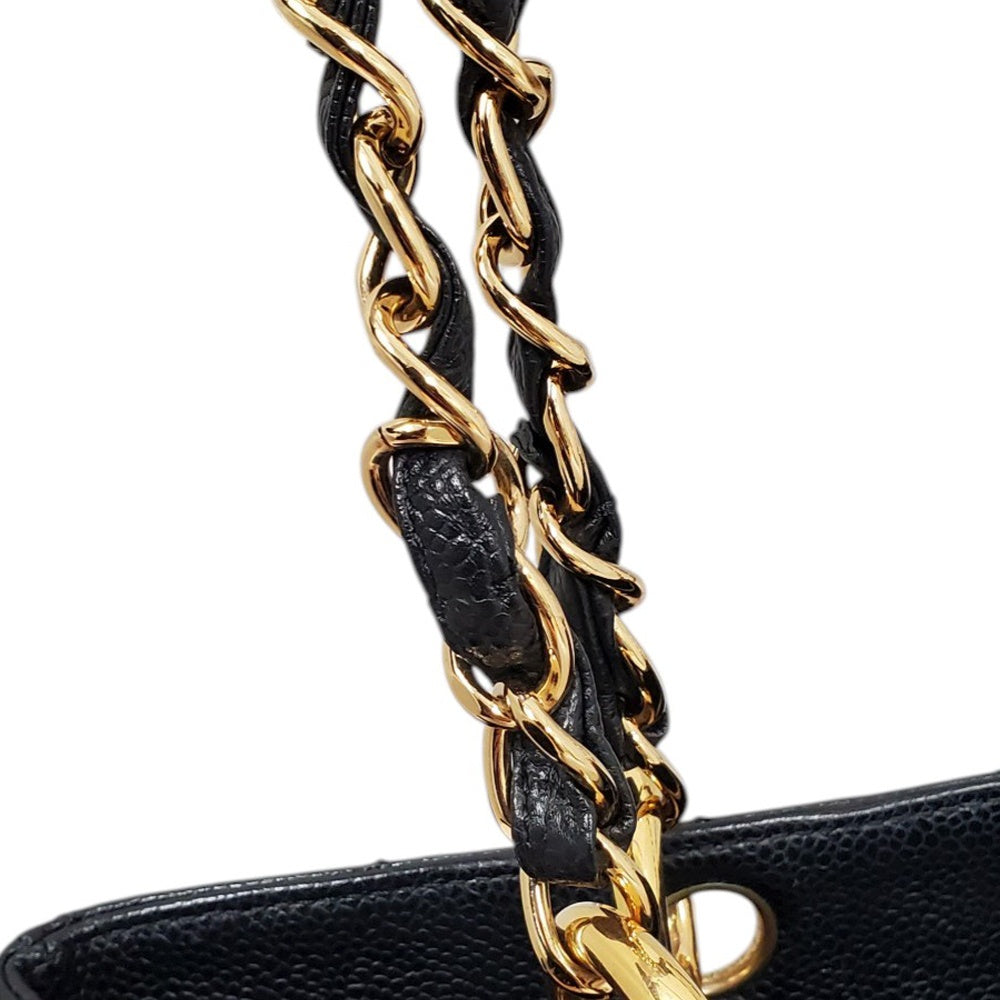 シャネル CHANEL キャビアスキン GSTチェーントートバッグ A50995