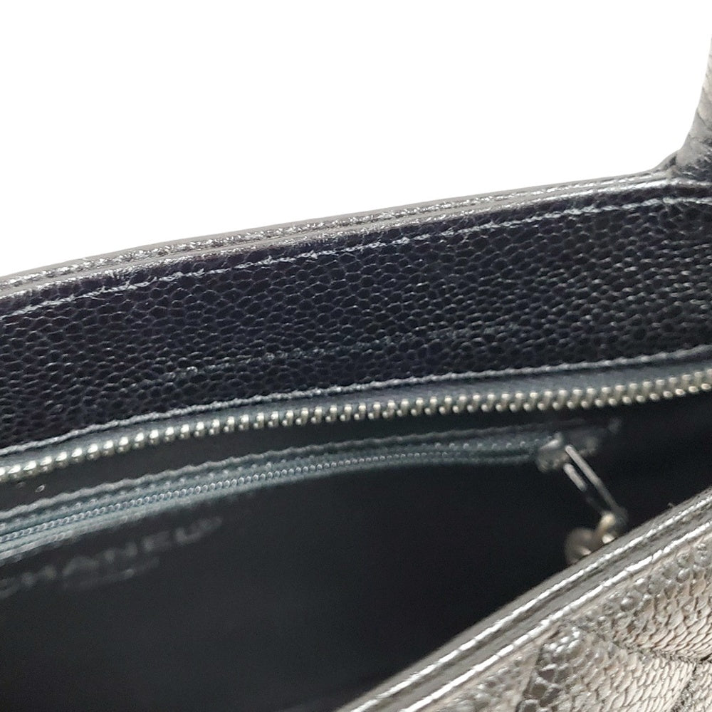 シャネル  CHANEL  キャビアスキン  復刻トート  ブラック  A01804/MA2406005