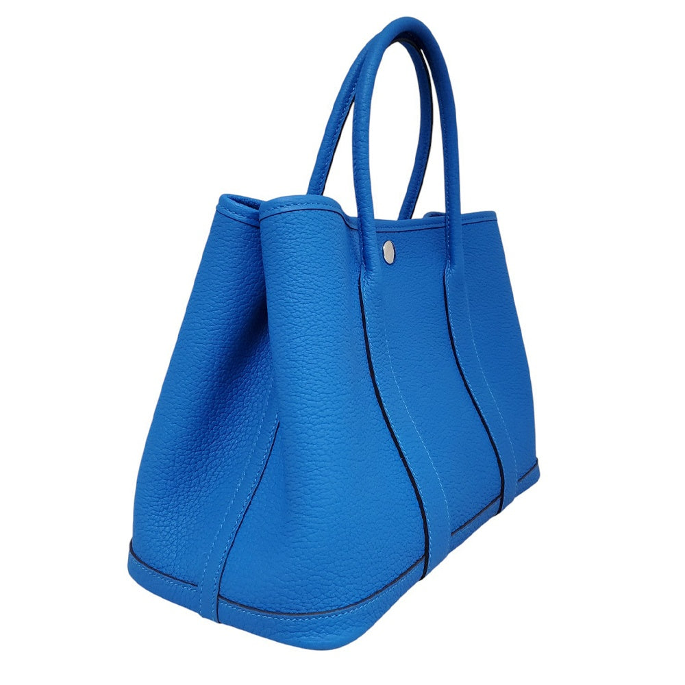 エルメス  HERMES  ガーデンパーティTPM  ネゴンダ  ブルーイドラ  SV金具  W刻印/MA2410023