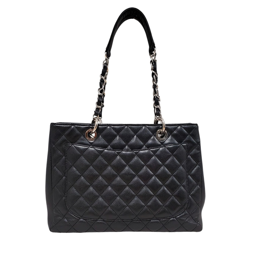シャネル  CHANEL  キャビアスキン  マトラッセ  ココマーク  GSTチェーントートバッグ  ブラック A50995/MA2503013