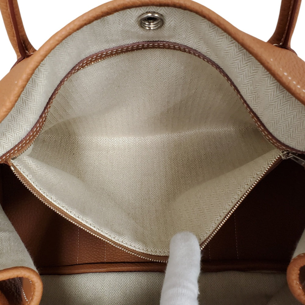 エルメス  HERMES  ガーデンパーティPM  ネゴンダ  ゴールド  SV金具  □O刻印/MA2502005