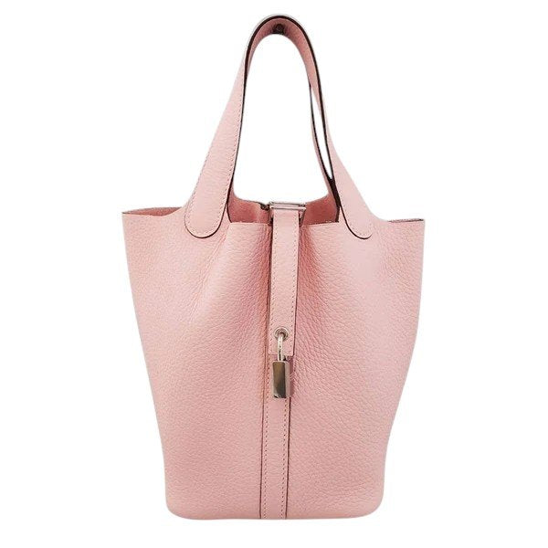 エルメス  HERMES  ピコタンロックPM  トリヨン  ローズサクラ  W刻印  SV金具/MA2411038