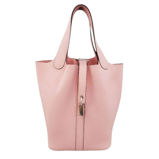 エルメス  HERMES  ピコタンロックPM  トリヨン  ローズサクラ  W刻印  SV金具/MA2411038