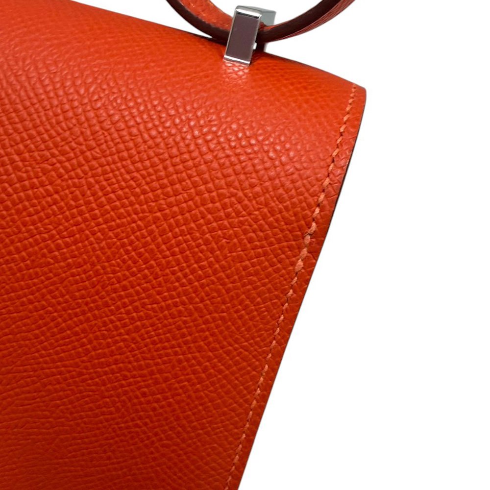 エルメス  HERMES コンスタンスⅢミニ18 フー エプソン  ミロワール  ショルダーバッグ  SV金具  G刻印/AT2608018
