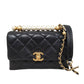 シャネル  CHANEL マトラッセ  ミニフラップ AS5001 ブラック ラムスキン  チェーンショルダーバッグ/PW26063