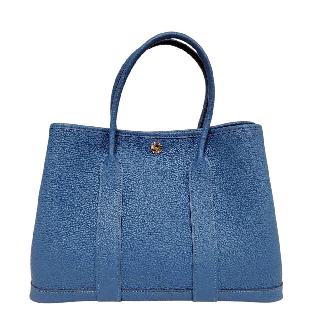 エルメス  HERMES ガーデンパーティTPM ネゴンダ  ブルーウートゥルメール  SV金具  K刻印/AT250939