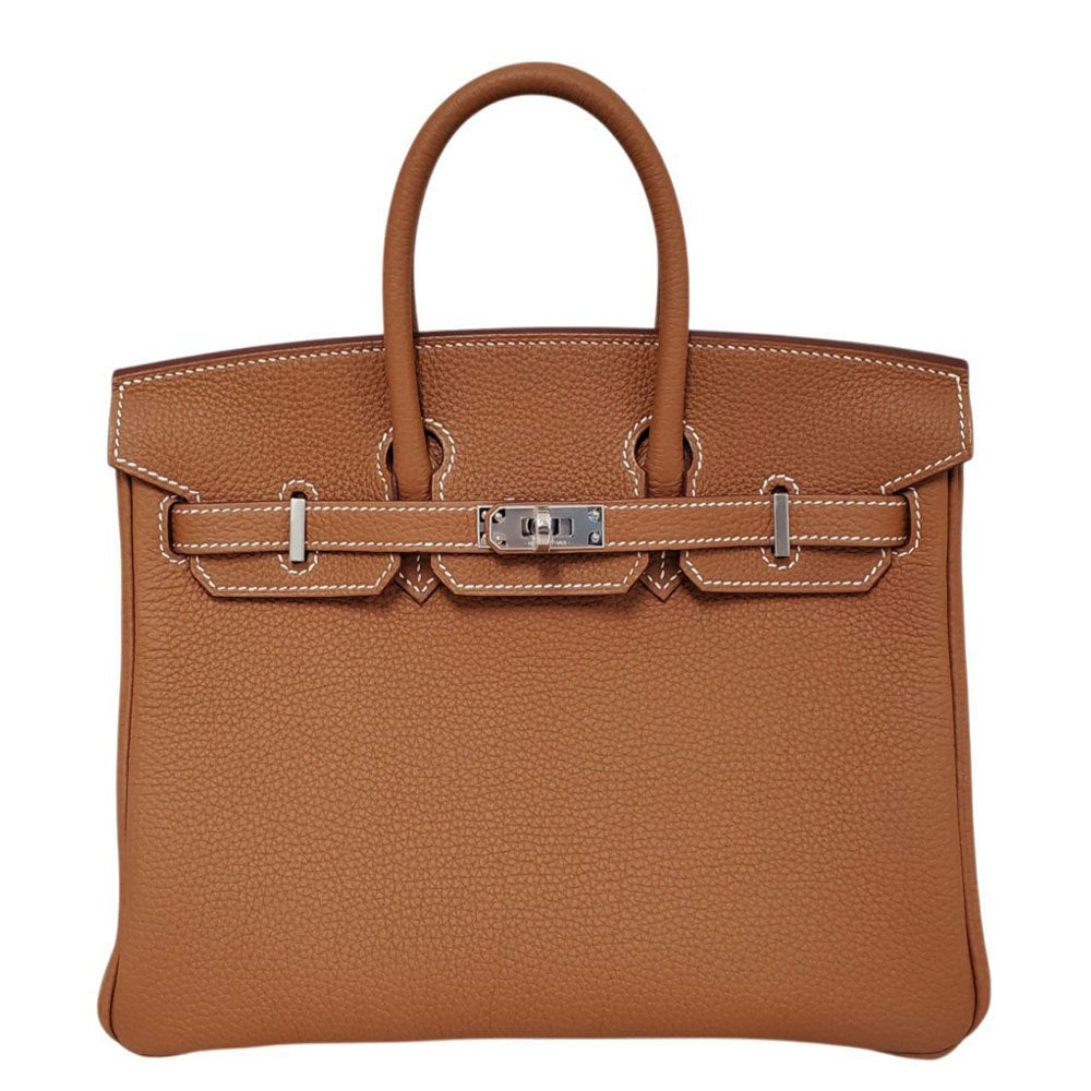 エルメス  HERMES  バーキン25  トゴ  ゴールド  SV金具  K刻印/AT2608014