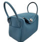 Hermes Lindy 26 Blue Jean Taurillon W Stamp Silver Hardware