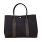 エルメス  HERMES ガーデンパーティPM ノワール トワルアッシュ  B刻印  SV金具