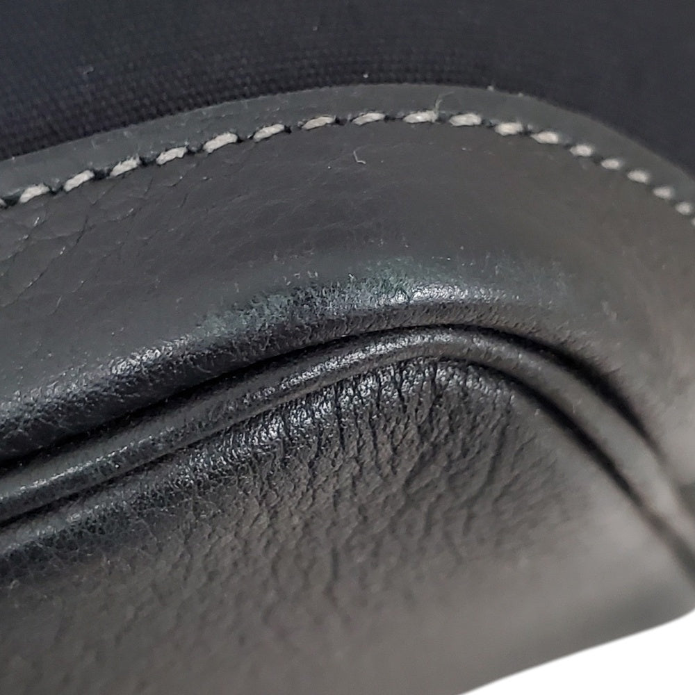 エルメス  HERMES  ガーデンパーティPM  トワルオフィシエ  ノワール  SV金具  □I刻印/MA2504011