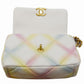 CHANEL Chanel 19 Goatskin Matelasse Flap Chain Shoulder Bag Neon Color