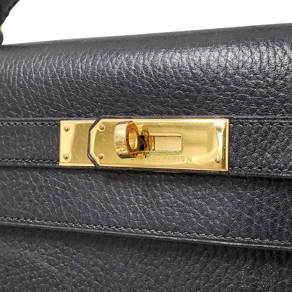 エルメス  HERMES  ケリー32  アルデンヌ  ノワール  G金具  □C刻印/MA2602021
