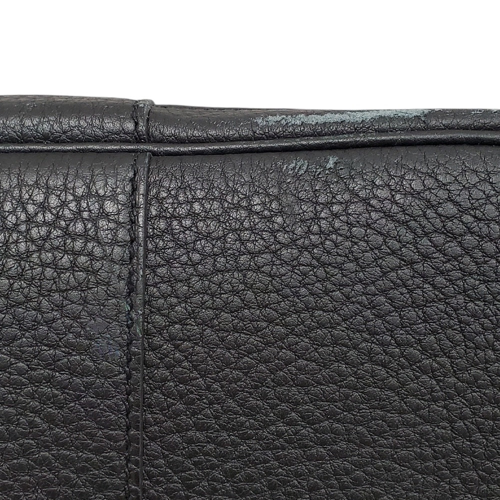 エルメス  HERMES  ガーデンパーティPM  ノワール  トワルアッシュ  B刻印  SV金具/MA2508005