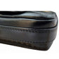 CHANEL Shiny Lambskin Matelasse Chain Shoulder Phone Case Black