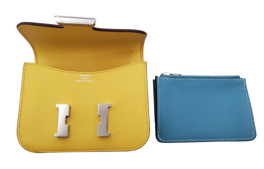 エルメス  HERMES   コンスタンススリム    ヴェルソ  エバーカラー  サン/ブルージーン