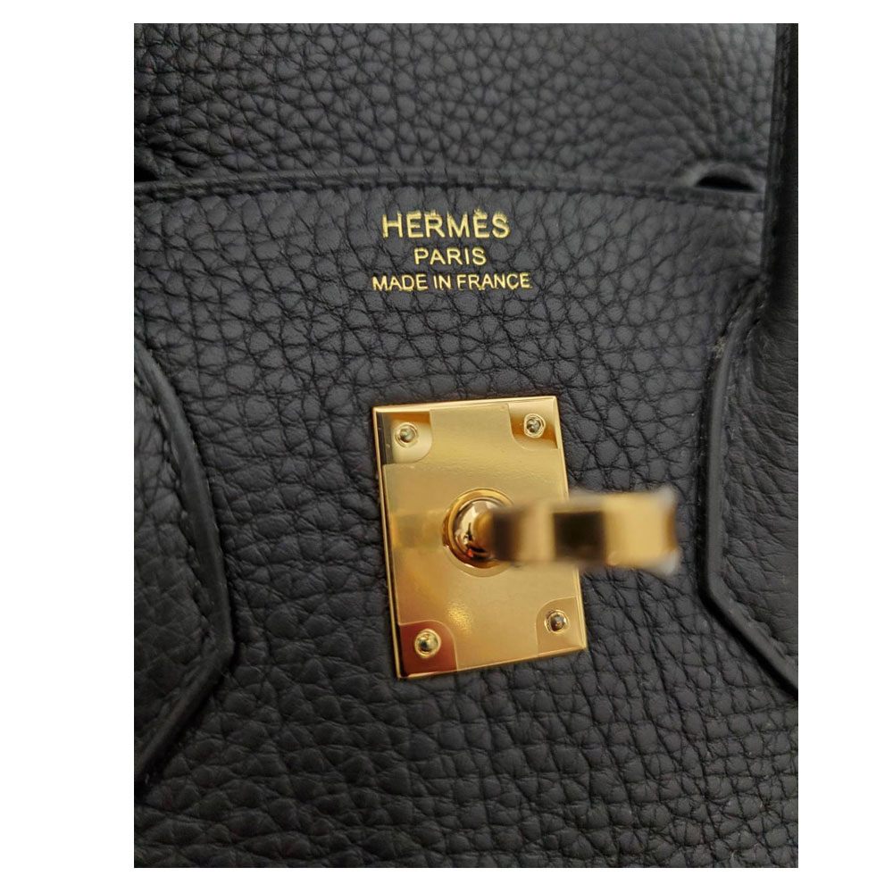 エルメス  HERMES  バーキン25  トゴ  ノワール  W刻印  G金具