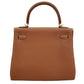 Hermes Kelly 25 Togo Gold W Engraved G Hardware