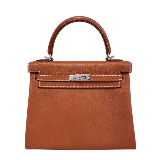 エルメス  HERMES  ケリー25  内縫い  バレニアフォーブル  フォーヴ  SV金具  B刻印/MA2406002