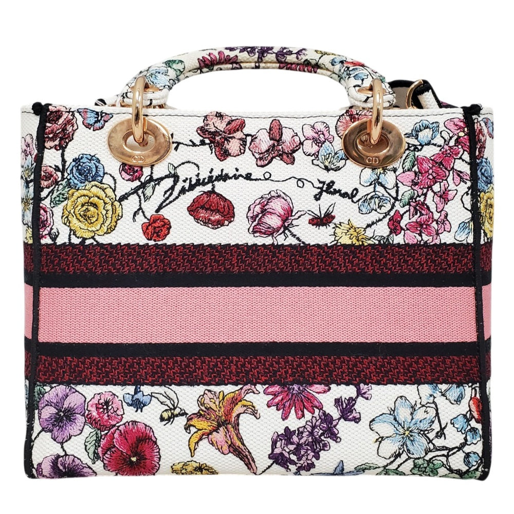 ディオール  Dior  レディD-LITE  ミディアム  フロレジオ  2WAY  ハンドバッグ  ショルダーバッグ/PW26065