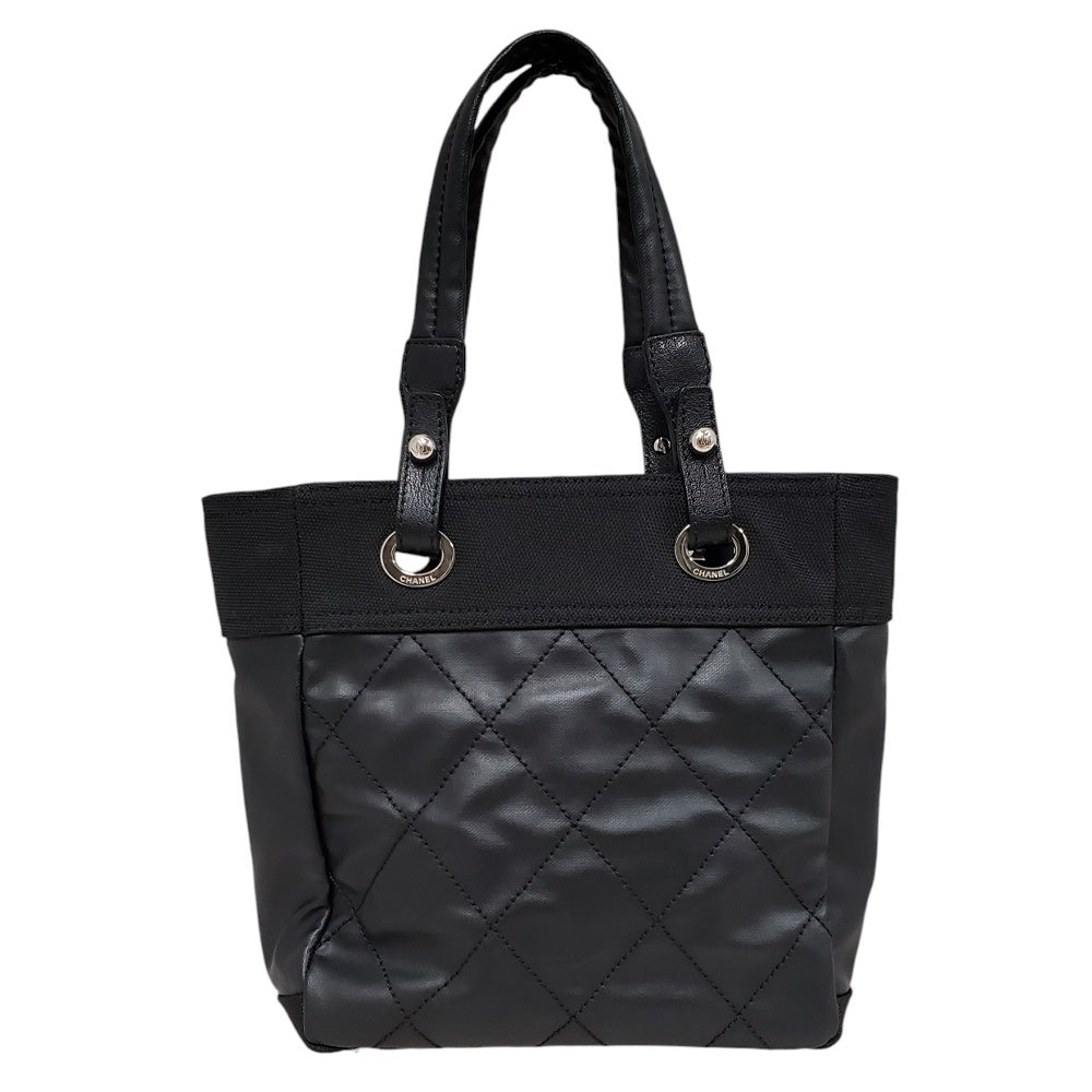 シャネル  CHANEL  パリビアリッツ  トートPM  ブラック  A34208/MA2507011