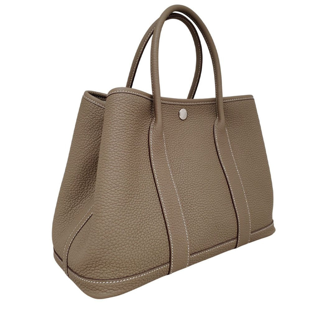 エルメス  HERMES  ガーデンパーティTPM  ネゴンダ  エトゥープ  SV金具  K刻印/AT250918