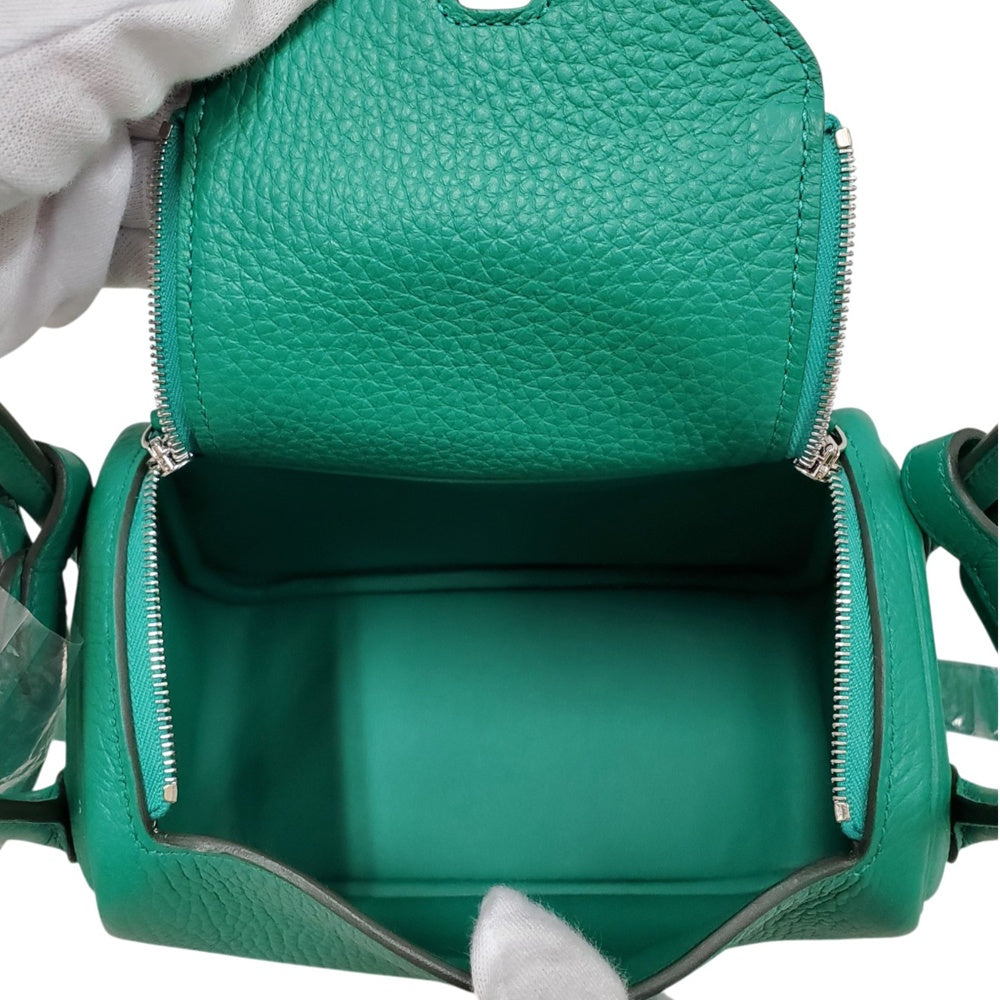 エルメス  HERMES  リンディミニ  トリヨン  ヴェールヴェルティゴ  SV金具  W刻印/AT240620