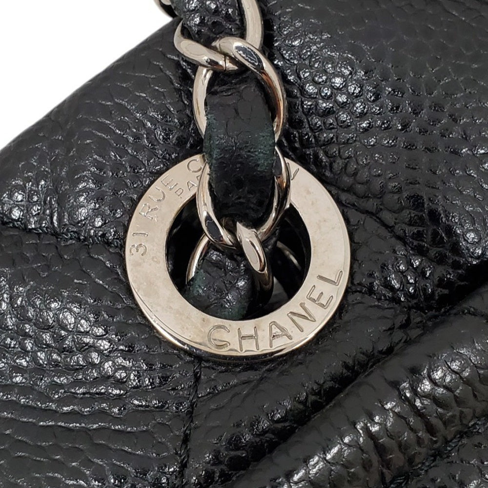 シャネル CHANEL キャビアスキン マトラッセ チェーンショルダー