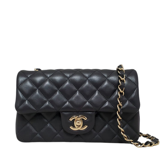 シャネル  CHANEL マトラッセ20 チェーンショルダー A69900 ブラック ラムスキン/MA2609022